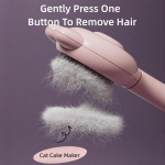 Auto Scooper Steel Pin Pet Grooming Brush – Anti-Floating Hair Design for Deep Cleaning & Massaging