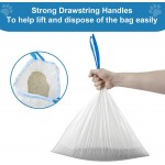 Auto Scooper Replacement Waste Bags for Self-Cleaning Litter Box – OdorLock Sealed Design, Leak-Proof Fit