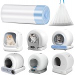 Auto Scooper Replacement Waste Bags for Self-Cleaning Litter Box – OdorLock Sealed Design, Leak-Proof Fit