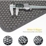EVA Honeycomb Double-Layer Cat Litter Mat - BPA-Free, Waterproof & Easy to Clean in Gray